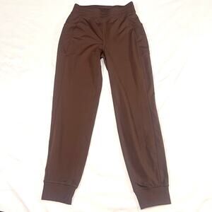 Fabletics On The Go Cold Weather Joggers Size XS Chocolate Brown Athleisure Pant
